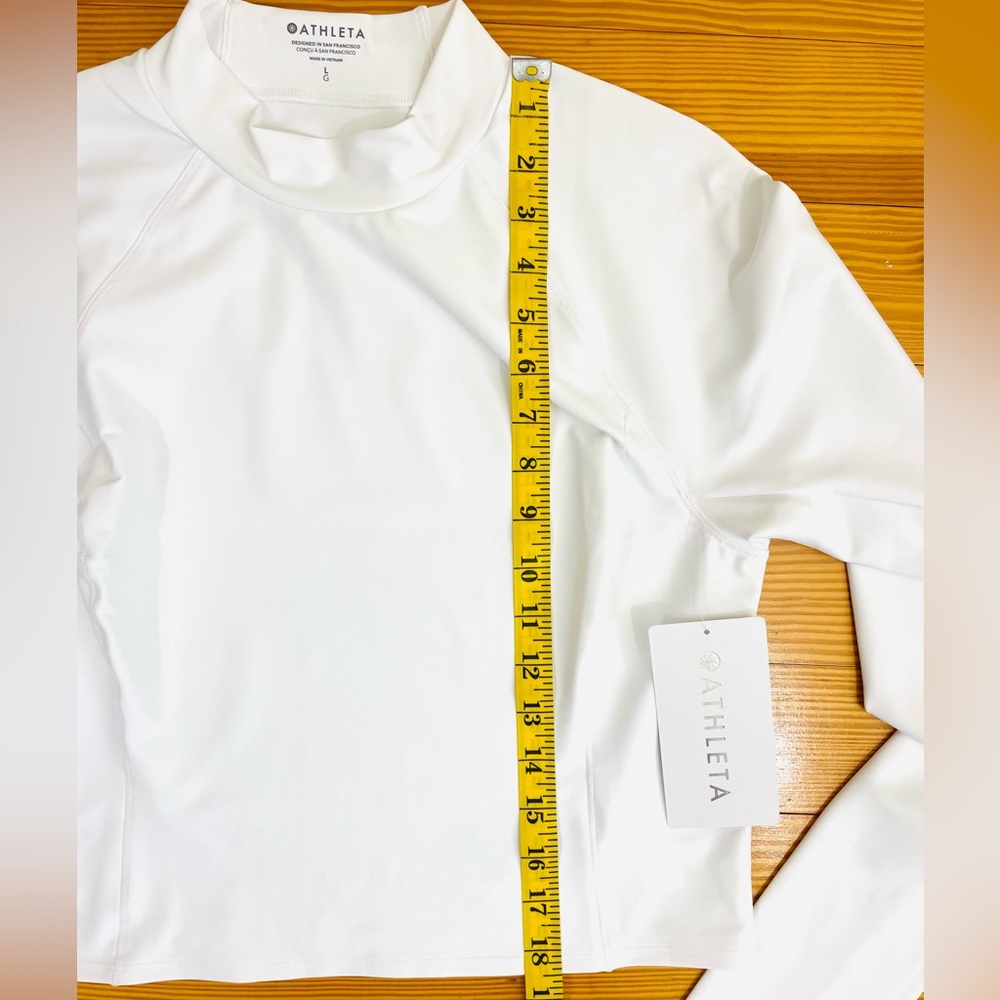 NWT, Athleta Interval Mock Neck Top, Fall 2024 - Picture 15 of 16